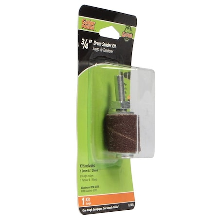 Gator Finishing Gator 3/4 in. D X 3/4 in. L Aluminum Oxide Drum Sander Kit 50 Grit Coarse 1 pc 6075